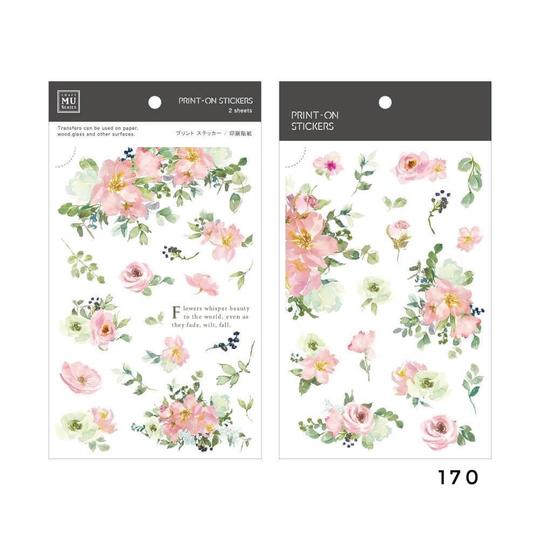 MU Print-On Sticker 2s 170 Confederate Roses