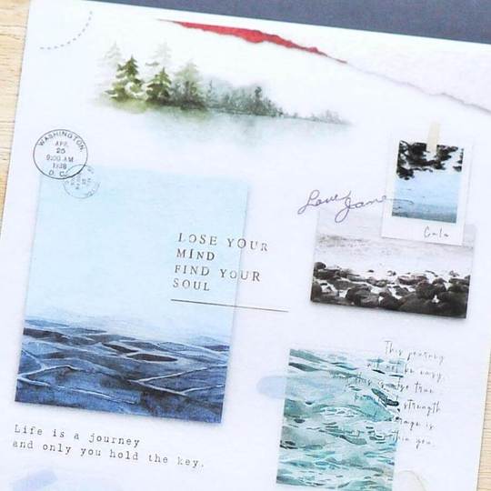 MU Print-On Sticker 2s 177 A Quiet Stroll