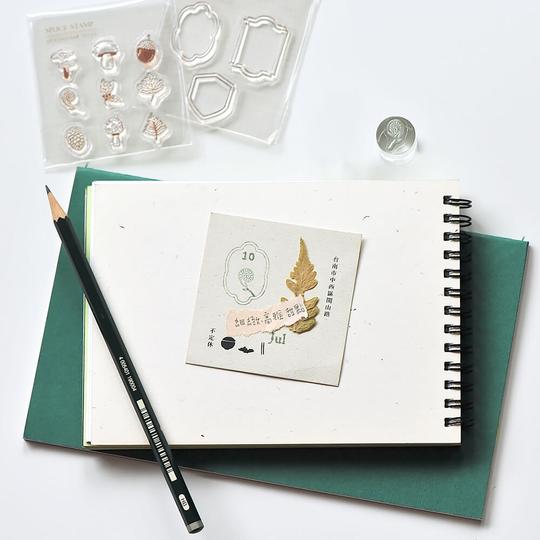 MU My Icon Clear Stamp Set No.13 Vintage Border