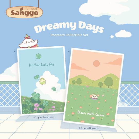 SANGGO Dreamy Days Postcard Set MSPS08 10 in 1 Default Title