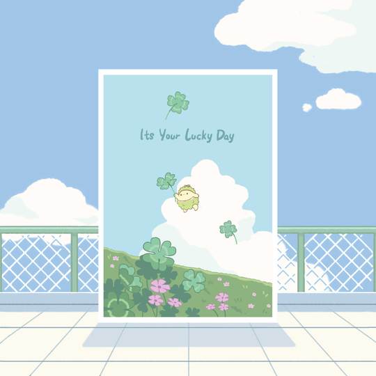 SANGGO Dreamy Days Postcard:Its Your Lucky Day Default Title