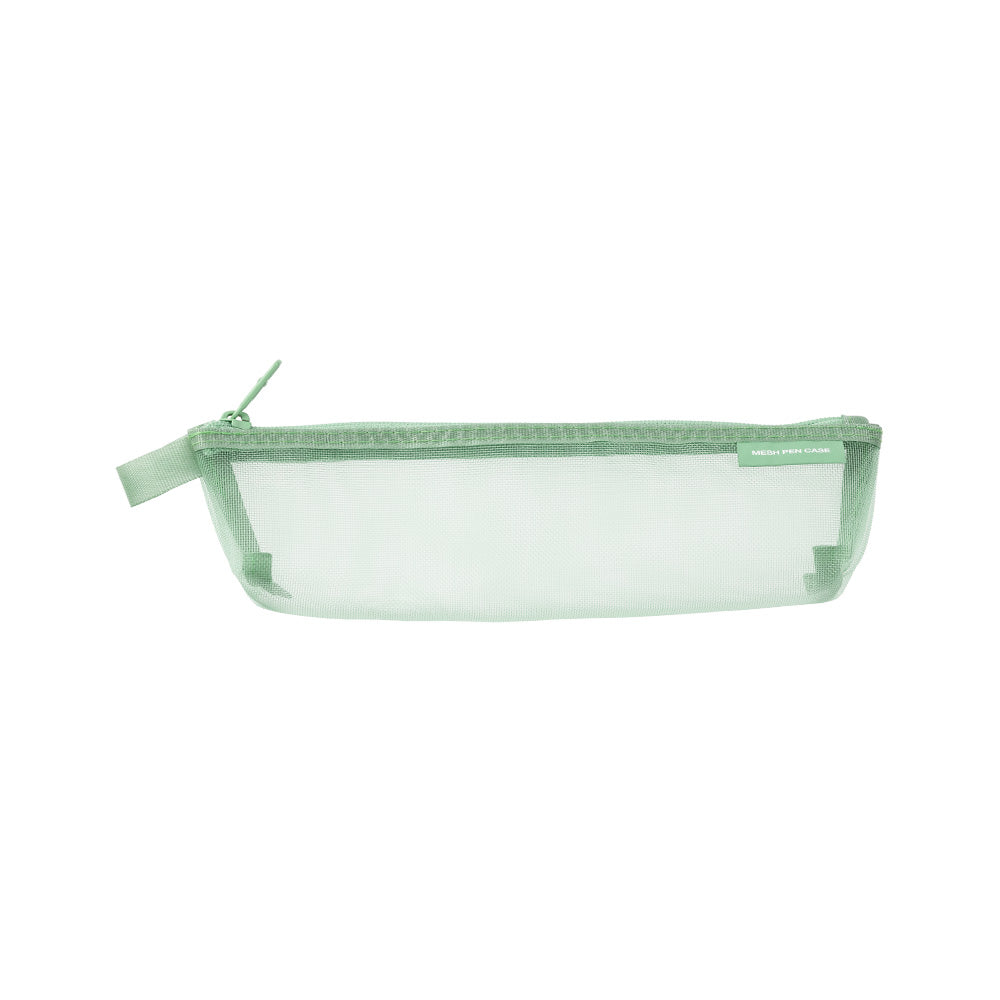 MIDORI Mesh Pen Case LE Pale Green