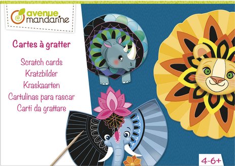 AVENUE MANDARINE Creative Box Scratch Cards Mandala Default Title