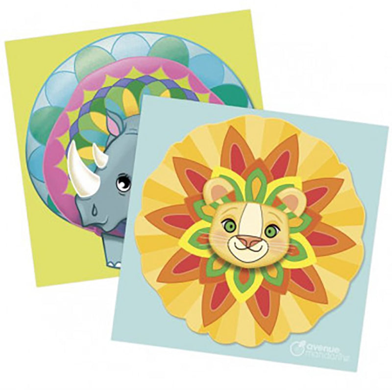 AVENUE MANDARINE Creative Box Scratch Cards Mandala Default Title