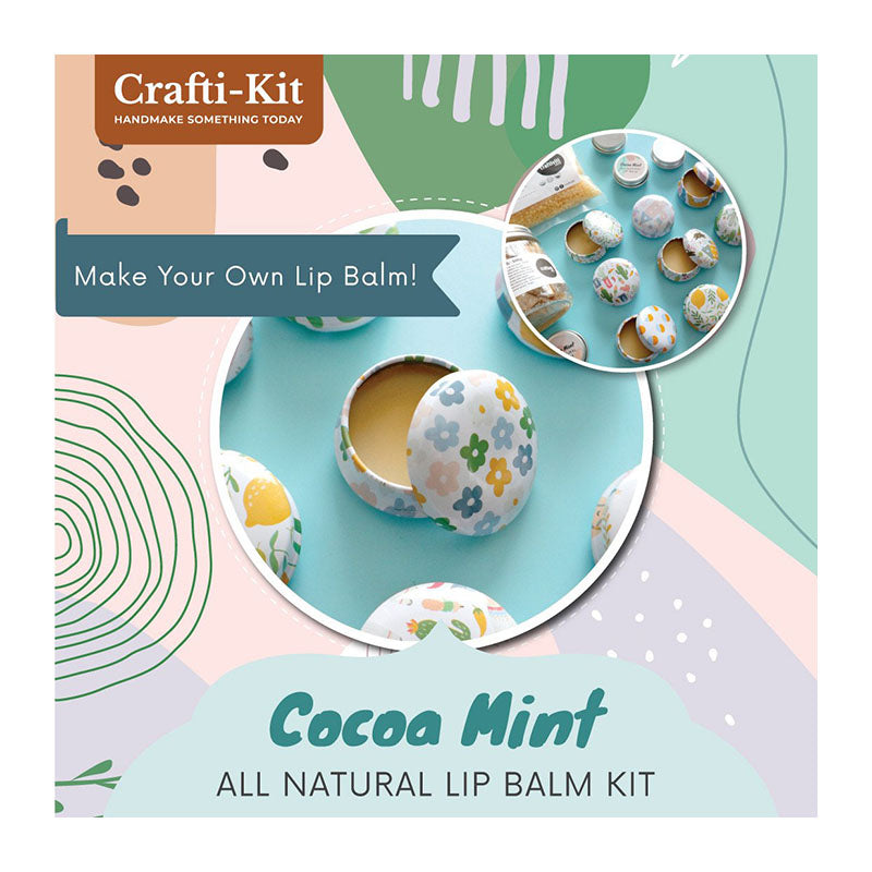 CRAFTI-KIT Cocoa Mint Lip Balm Kit