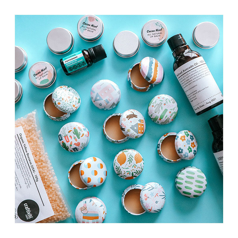 CRAFTI-KIT Cocoa Mint Lip Balm Kit