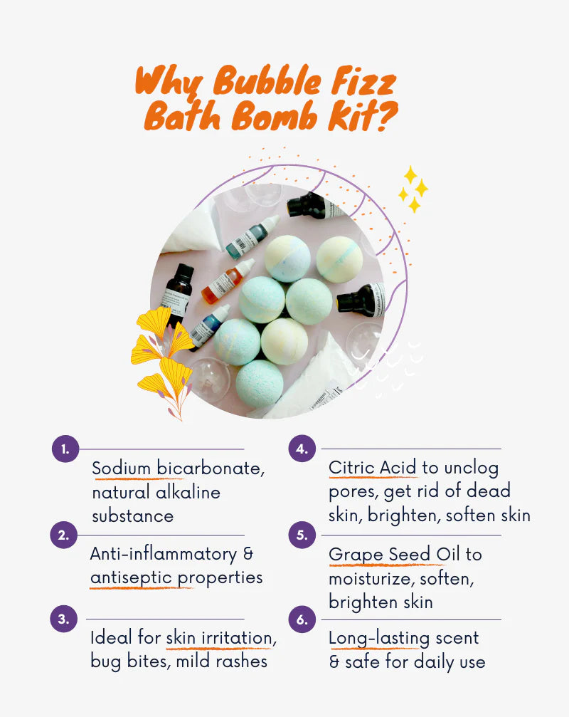 CRAFTI-KIT Bubble & Fizz Bath Bomb Kit
