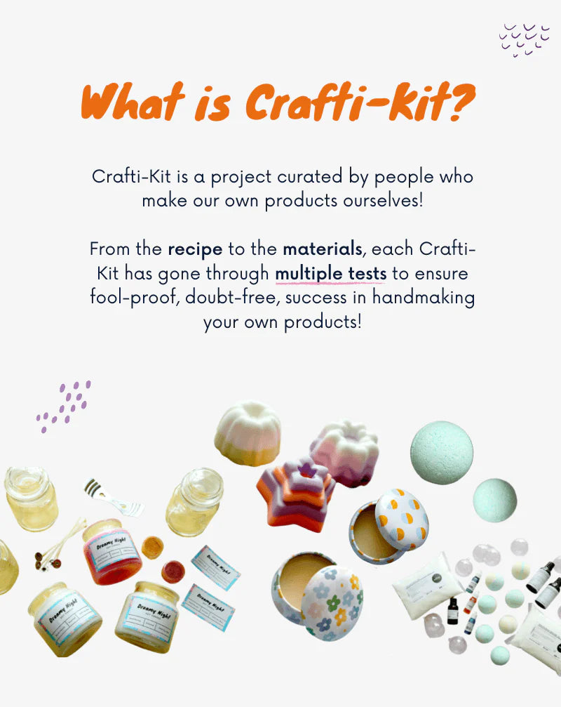 CRAFTI-KIT Bubble & Fizz Bath Bomb Kit