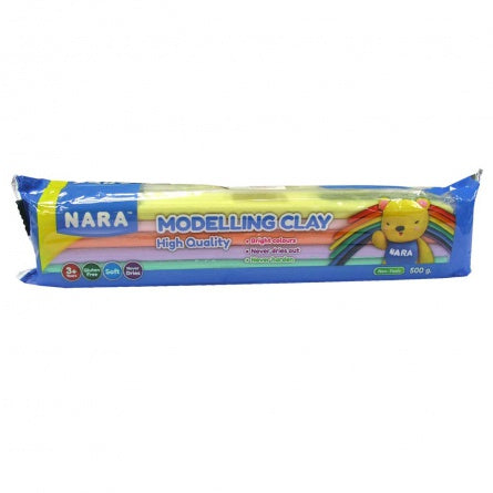 NARA Modelling Clay PO-270-6P 6 Pastel Bars