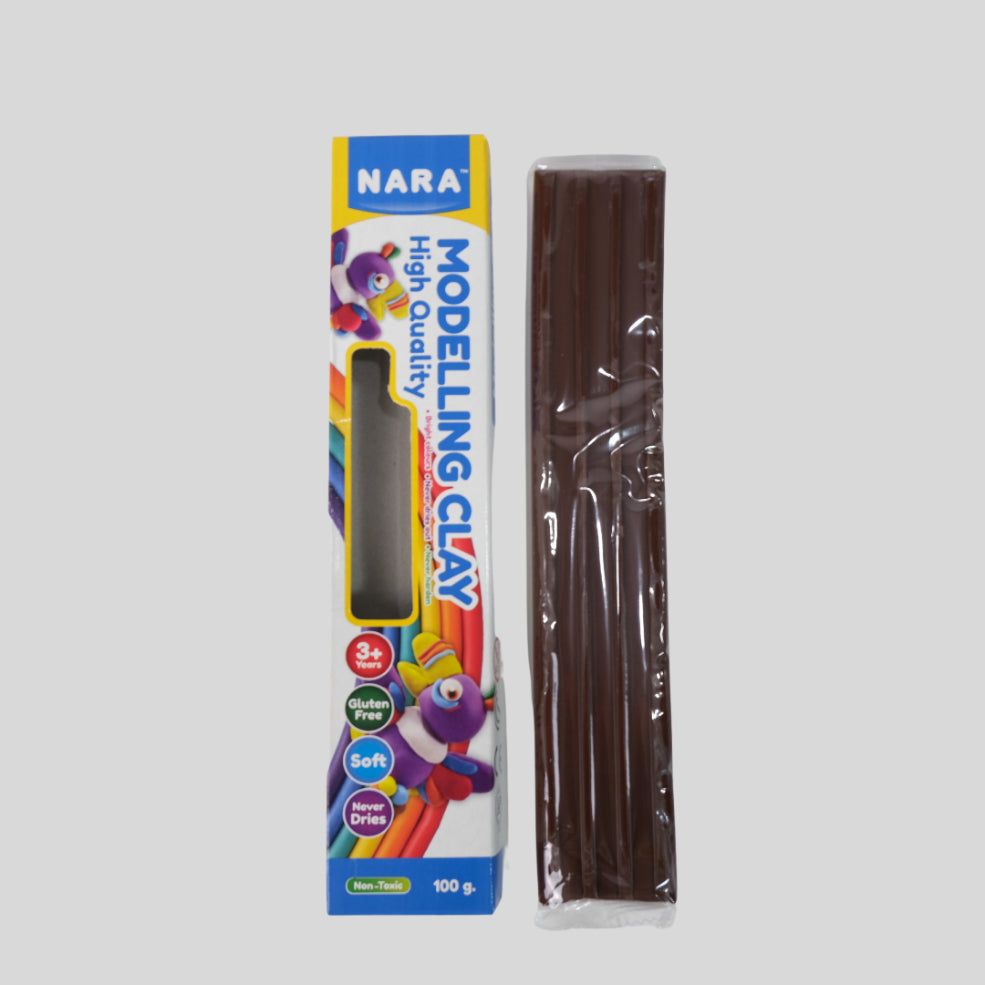 NARA Modelling Clay BX-100-1 100g Chocolate Brown