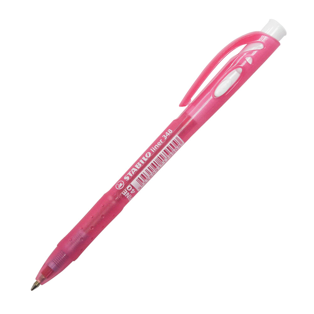 STABILO Liner 348 Ball Pen F-Red 1s