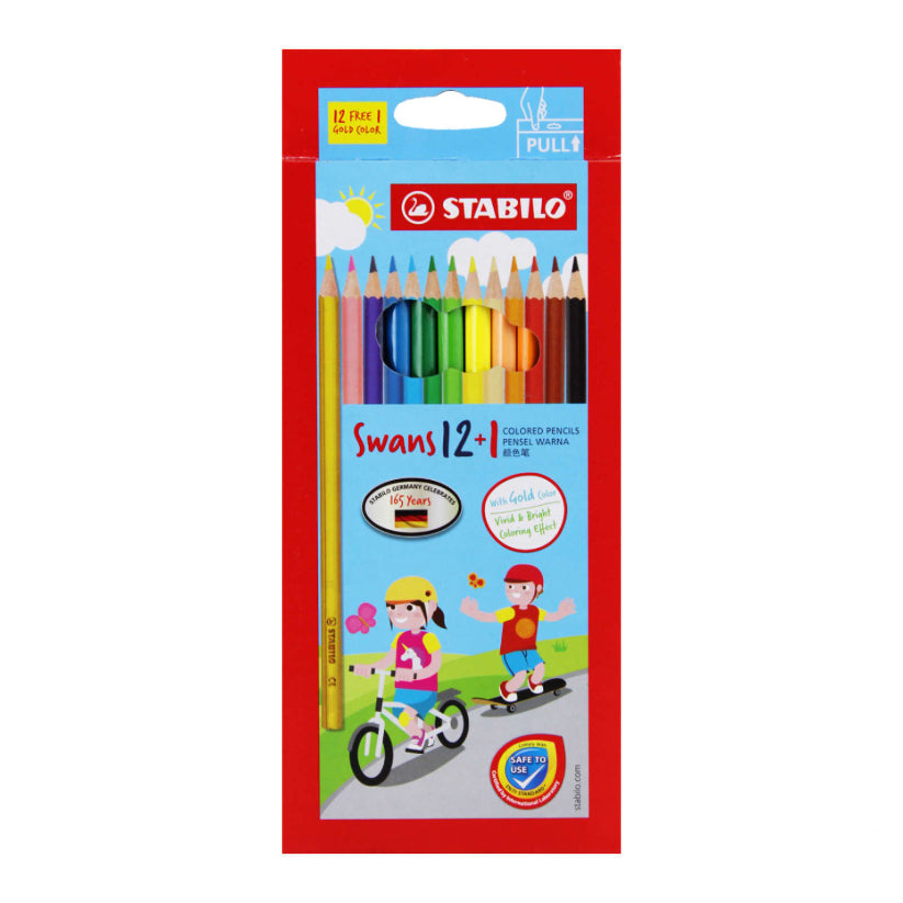 STABILO Swans Colored Pencils 13s Long 1229806