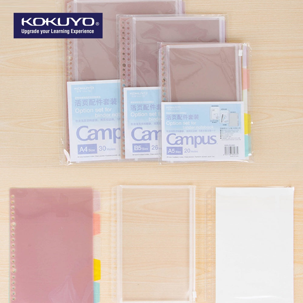 KOKUYO Campus Binder Accessory Set B5 Default Title