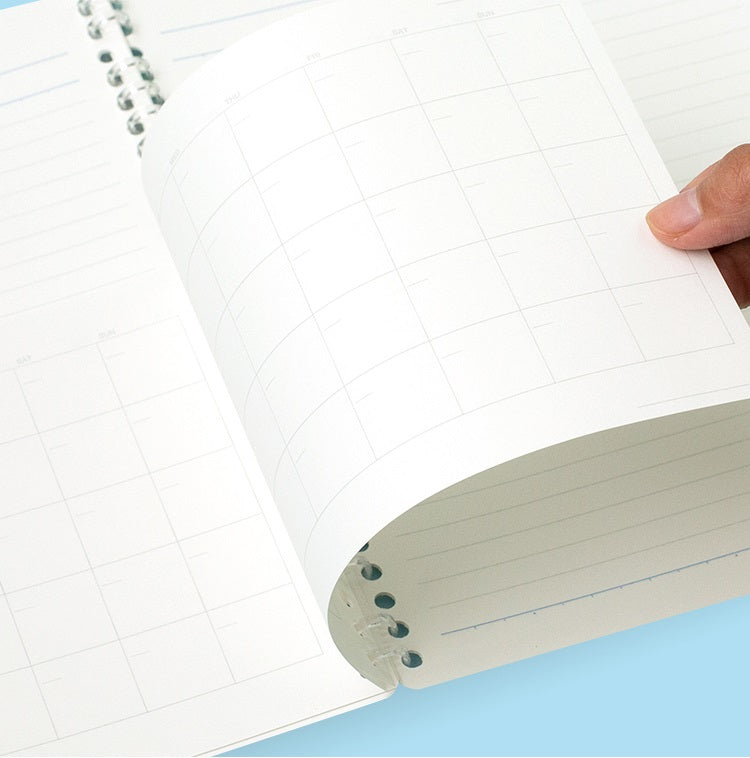 KOKUYO Campus Loose Leaf Refill B5 50s Monthly Pla Default Title