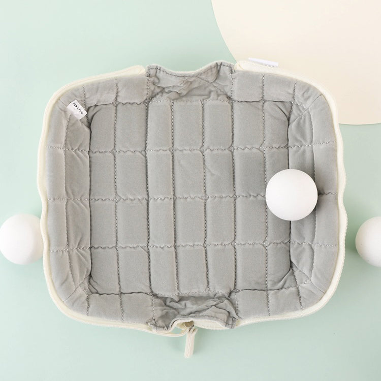 KOKUYO Pen Case Nemu Nemu Pouch 90x180mm Beige Default Title