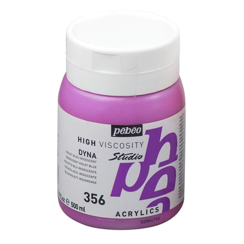 PEBEO Studio Acrylics HV 500ml DYNA Irid Violet-Bl
