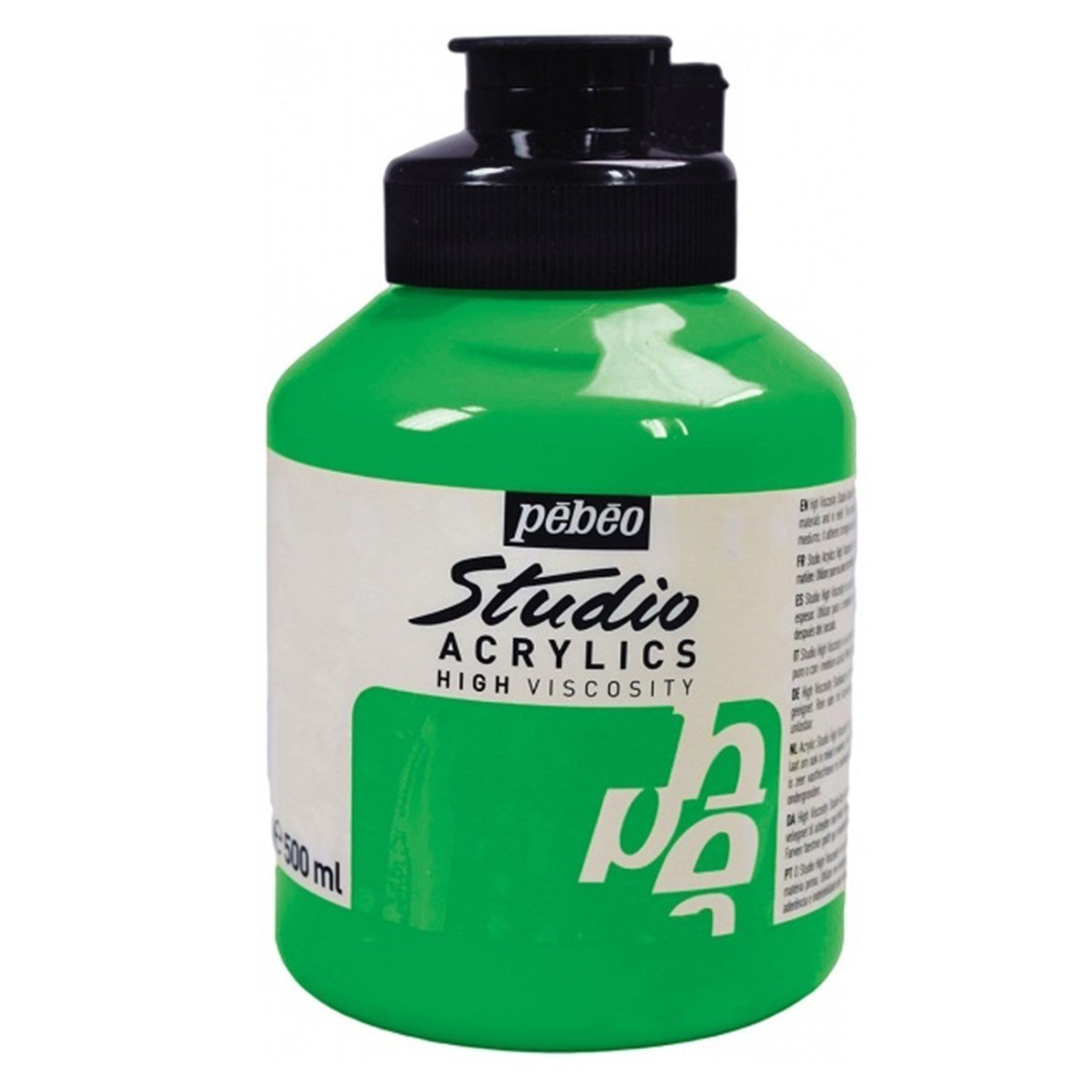 PEBEO Studio Acrylics High Viscosity 500ml Veronese Green