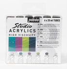 PEBEO Studio Acrylics HV Set of 6x20ml DYNA (Irid)