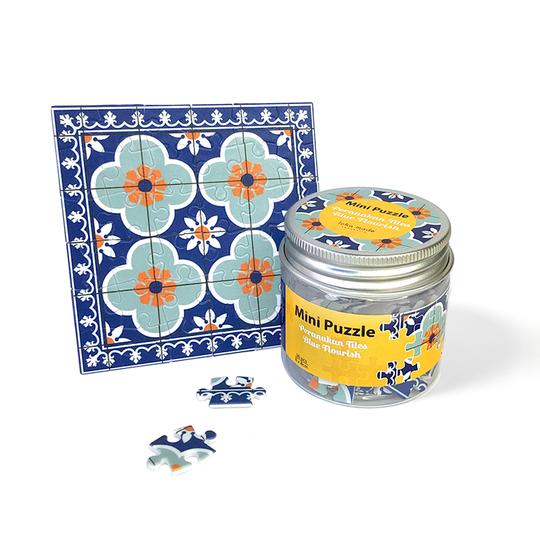 LOKAMADE Mini Puzzle MP10: Blue Flourish Default Title