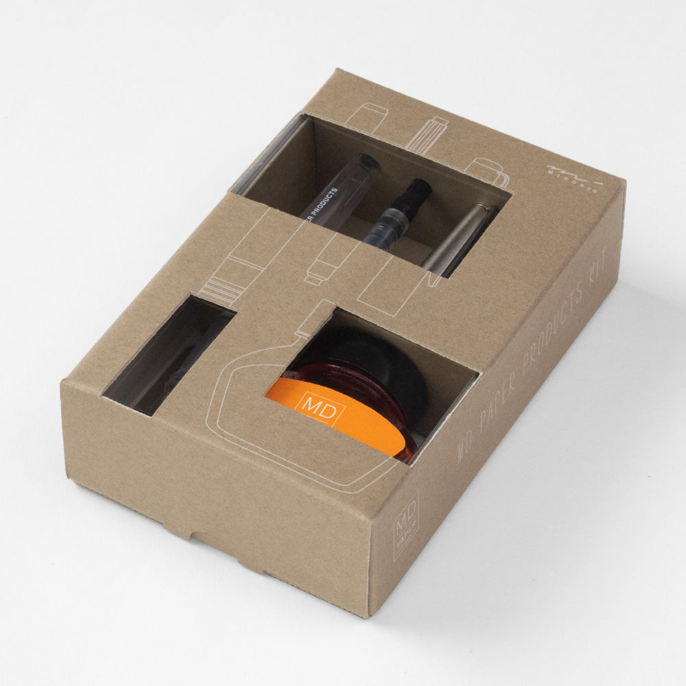 MIDORI MD Limited Edition Fountain Pen with Bottle Ink Orange