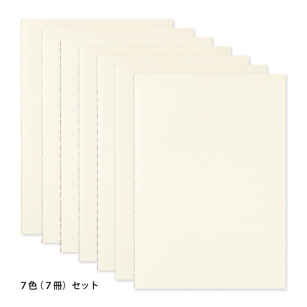 MIDORI MD LE Notebook Light A5 Gridded 7 Col Set