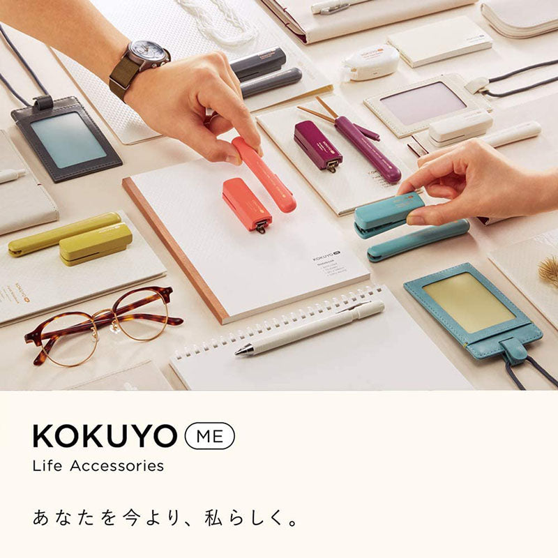 KOKUYO ME Portable Stapler Golden Green Default Title