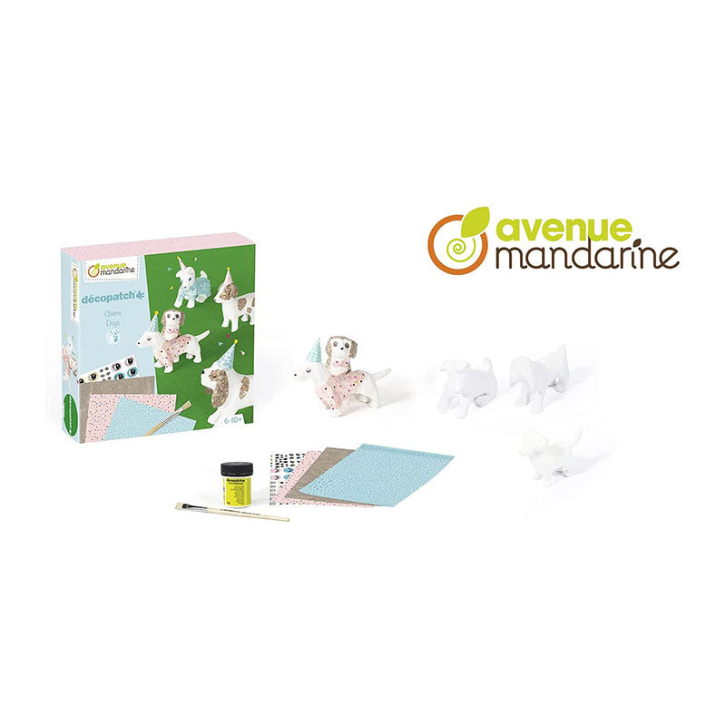 AVENUE MANDARINE Creative Box decopatch Dogs Default Title