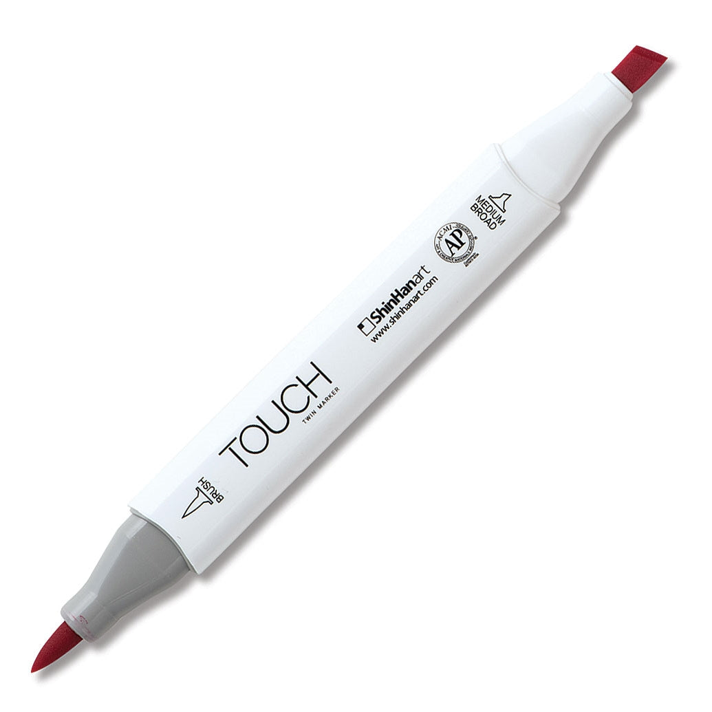 SHINHAN Touch Twin Brush Marker R5 Cherry Pink