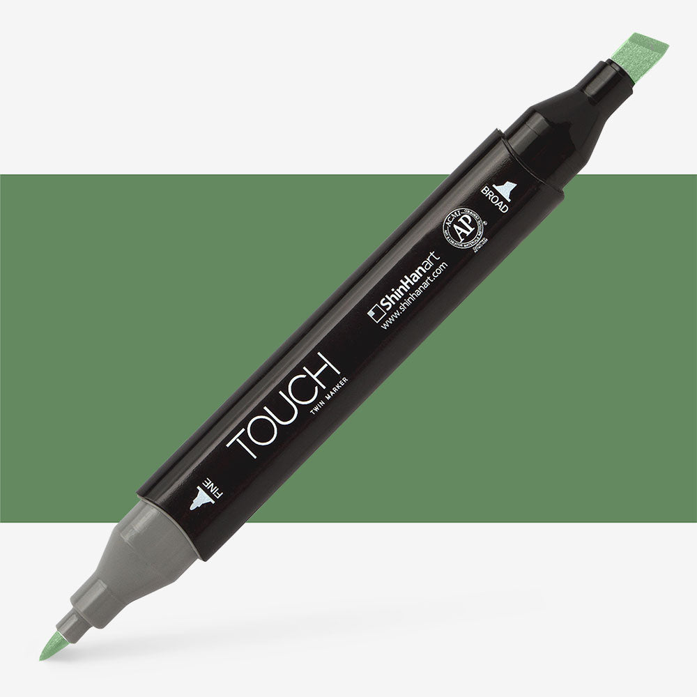 SHINHAN Touch Twin Marker G43 Deep Olive Green