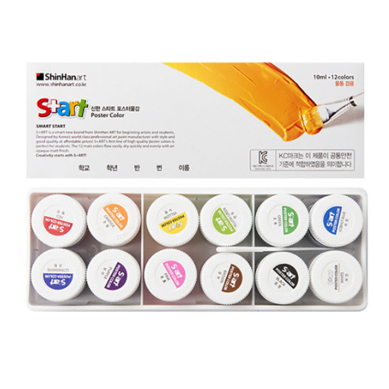 S+ART Poster Color 10ml 12Col