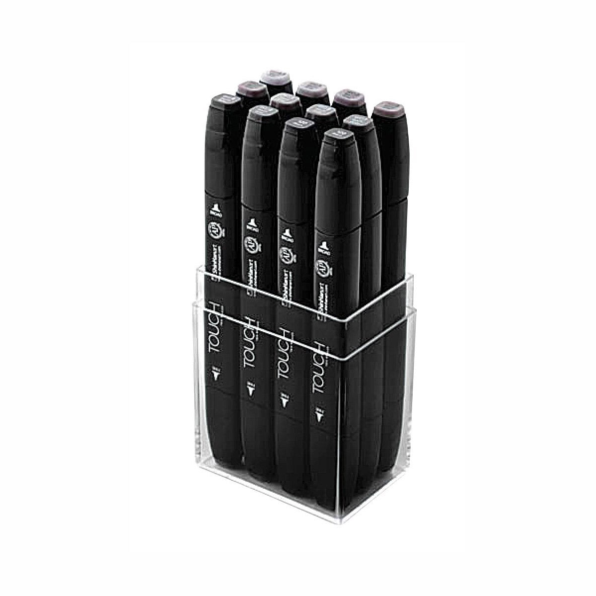 SHINHAN Touch Twin Marker Set 12s Warm Grey