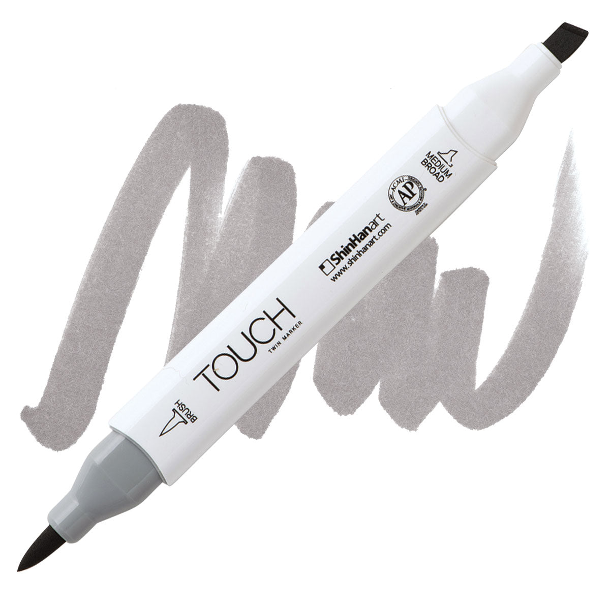 SHINHAN Touch Twin Brush Marker WG4 Warm Grey 4