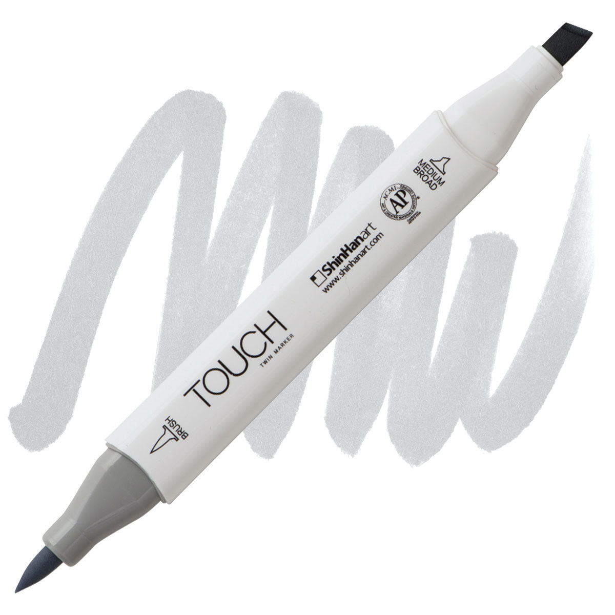 SHINHAN Touch Twin Brush Marker CG1 Cool Grey 1