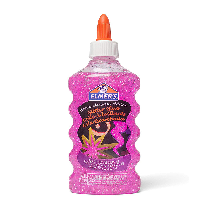 ELMERS Classic Glitter Glue 177ml Pink Default Title