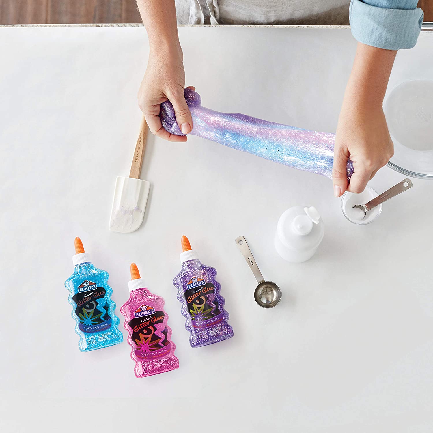 ELMERS Classic Glitter Glue 177ml Pink Default Title