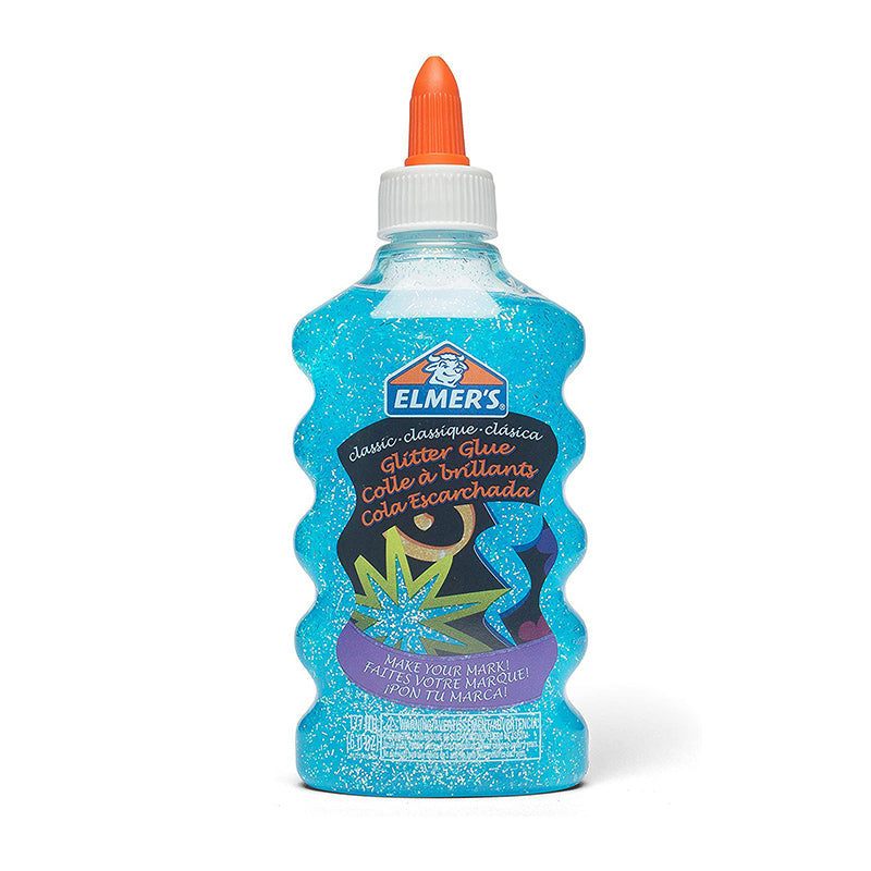 ELMER'S Classic Glitter Glue 177ml Blue Default Title