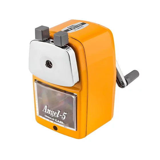 CARL Pencil Sharpener Angel 5 w/clamp Yellow Default Title
