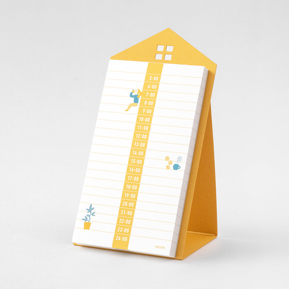 MIDORI Stand Memo Pad Vertical Type Schedule
