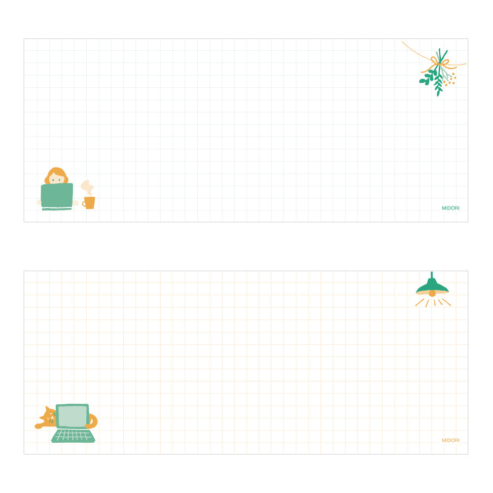 MIDORI Stand Memo Pad Horizontal Type Free