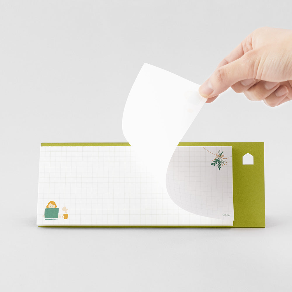 MIDORI Stand Memo Pad Horizontal Type Free