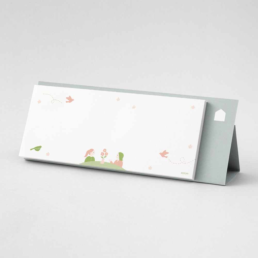 MIDORI Stand Memo Pad Horizontal Type Message