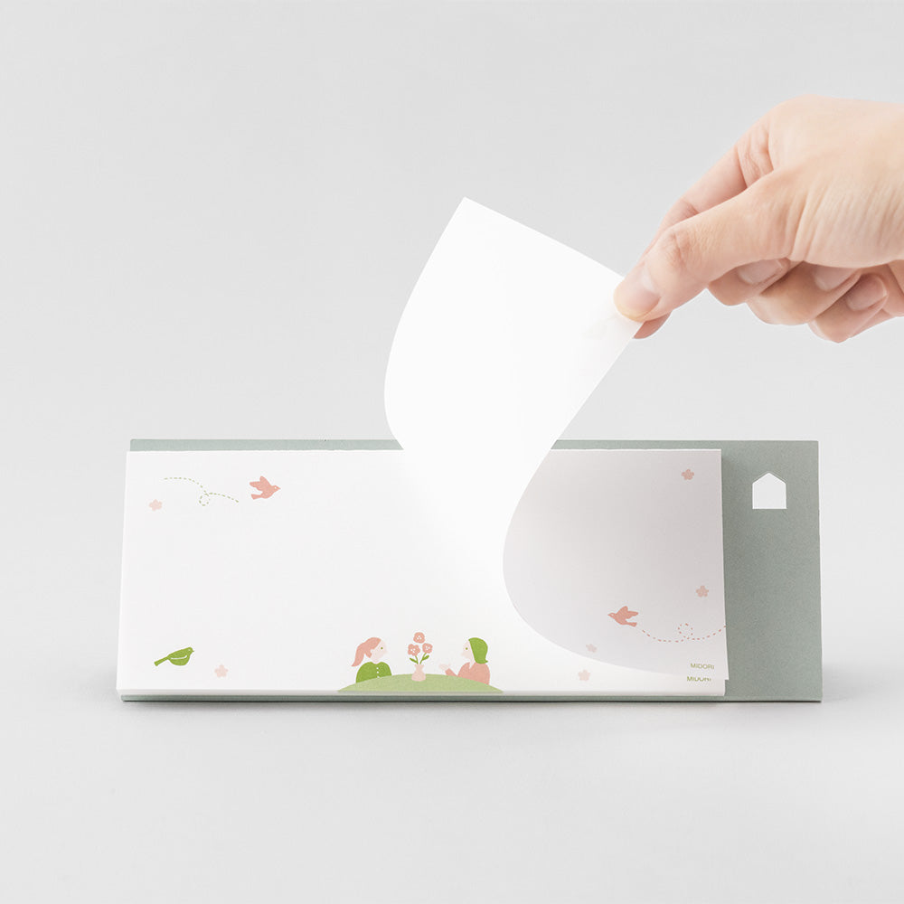 MIDORI Stand Memo Pad Horizontal Type Message