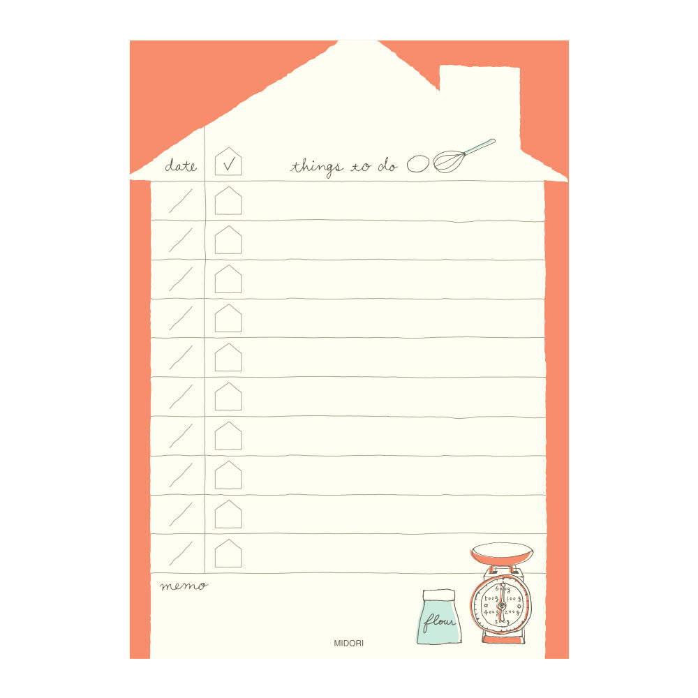 MIDORI To Do Memo Pad Zakka