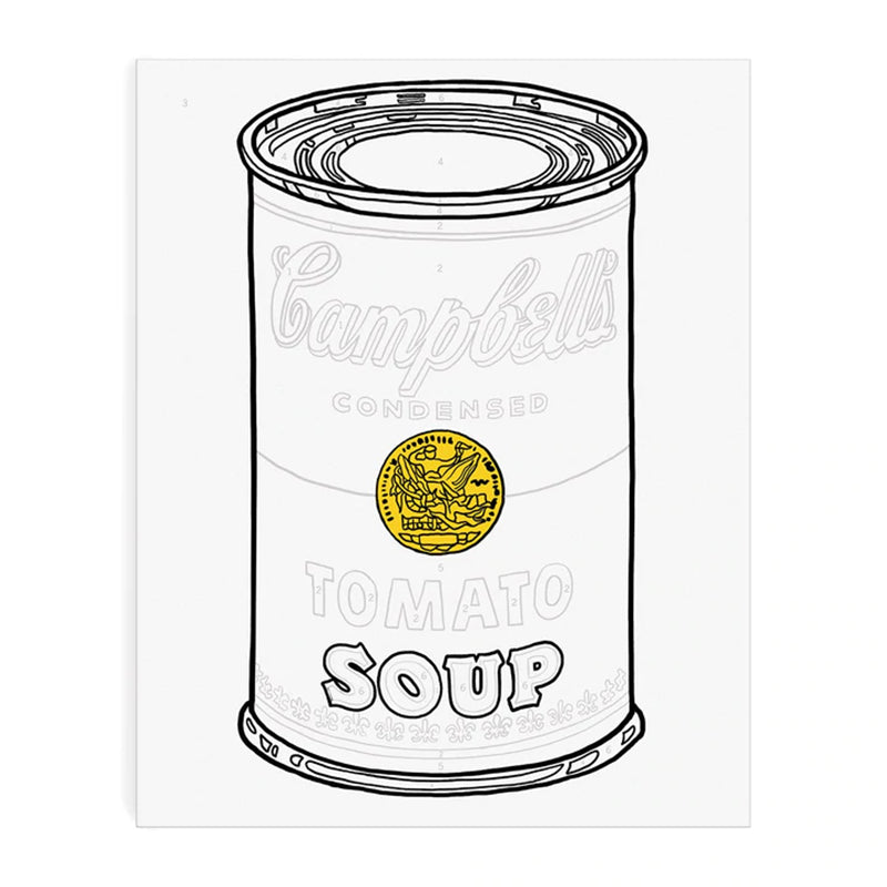 Andy Warhol Paint by Number Soup Can 1224108