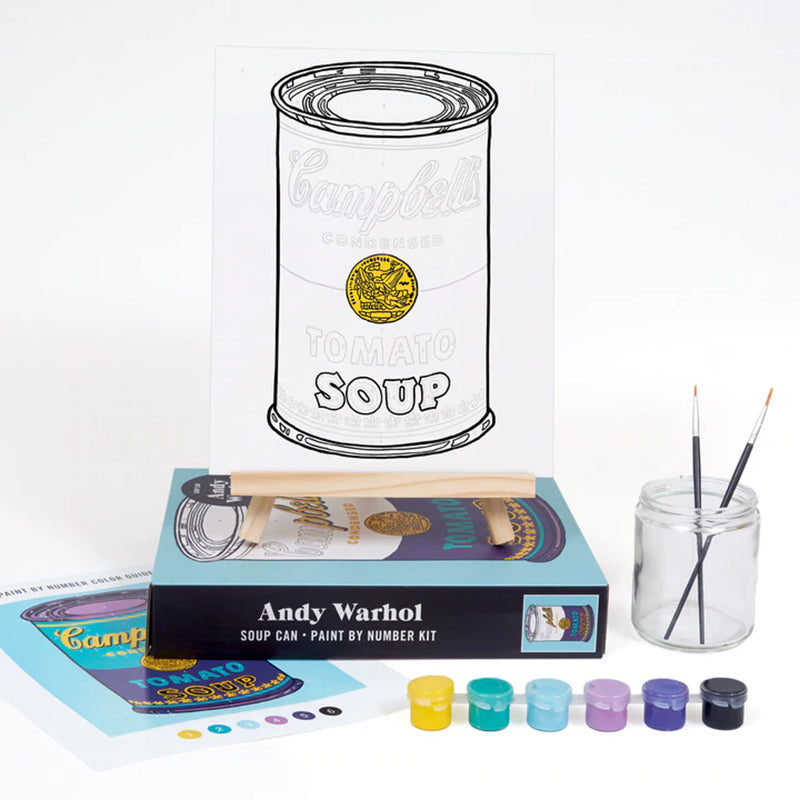 Andy Warhol Paint by Number Soup Can 1224108