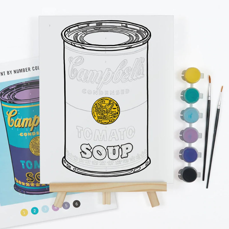 Andy Warhol Paint by Number Soup Can 1224108