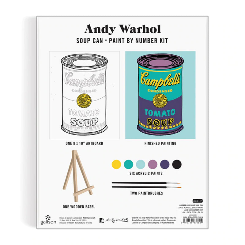 Andy Warhol Paint by Number Soup Can 1224108