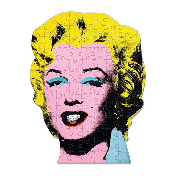 Andy Warhol Mini Shaped Puzzle 100pc Marilyn 1224106