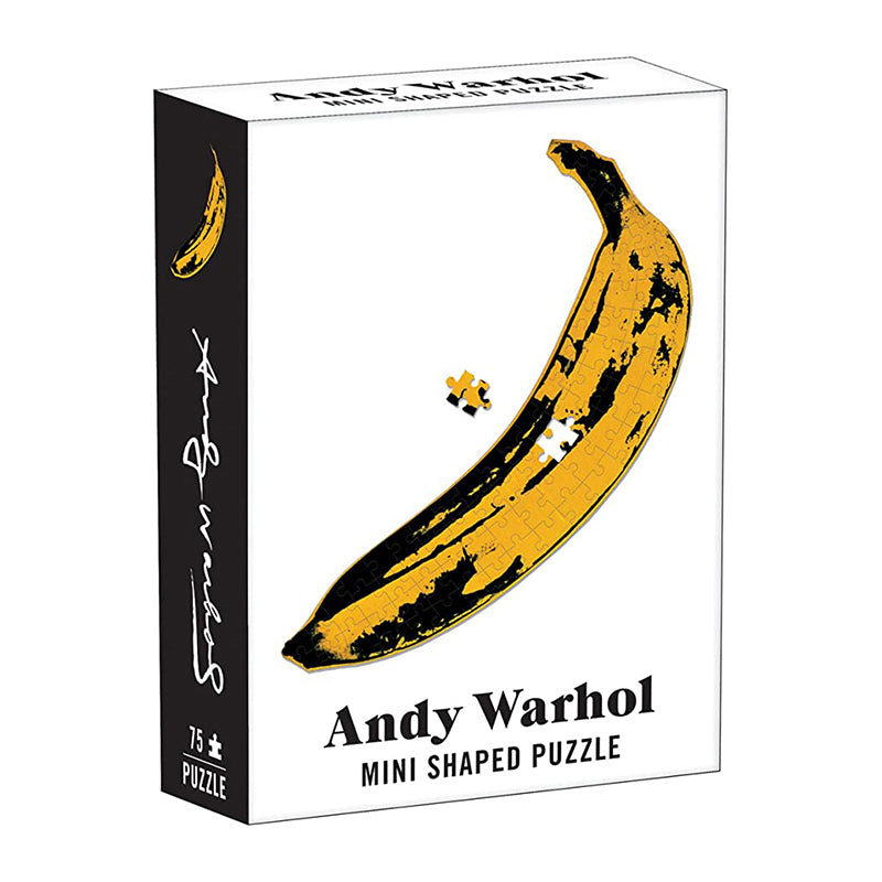 Andy Warhol Mini Shaped Puzzle 100pc Banana 1224104