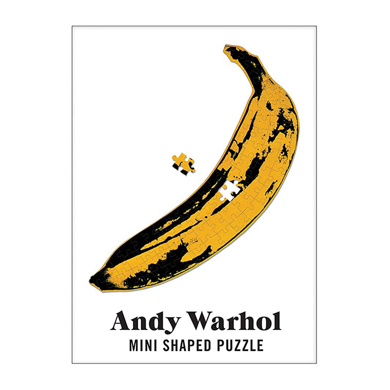 Andy Warhol Mini Shaped Puzzle 100pc Banana 1224104